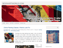 Tablet Screenshot of bookartworld.com